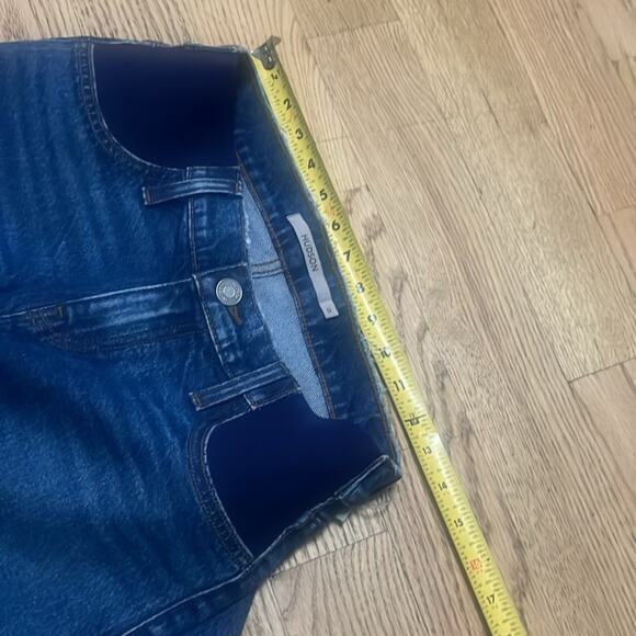 HUDSON ROSIE HIGH RISE WIDE LEG MATERNITY CARRIBEAN BLUE JEANS SIZE 25 - Picture 9 of 10